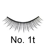 Model 21 Eyelashes No. 1T 10 Pairs
