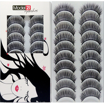 Model 21 Eyelashes No. 25T 10 Pairs