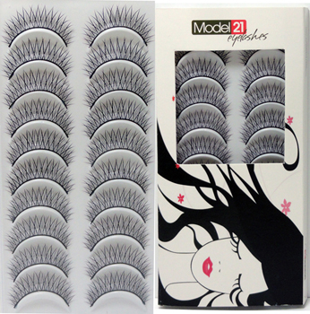 Model 21 Eyelashes No. 2T 10 Pairs