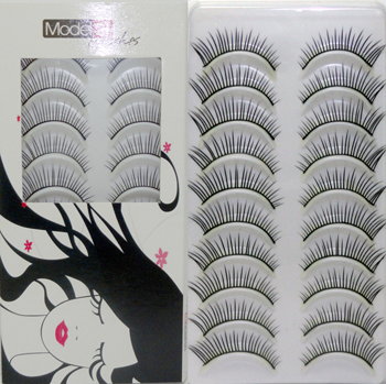 Model 21 Eyelashes No. 54T 10 Pairs