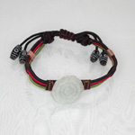 Jade Rose Handwoven Bracelet